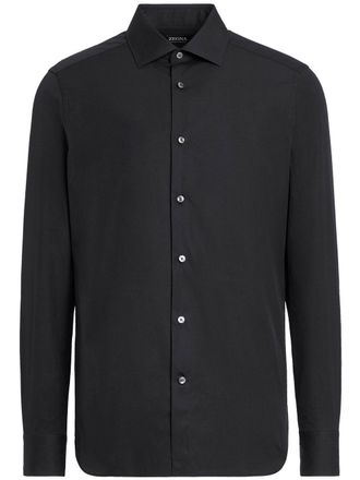 Ermenegildo Zegna Camicia a maniche lunghe - Nero