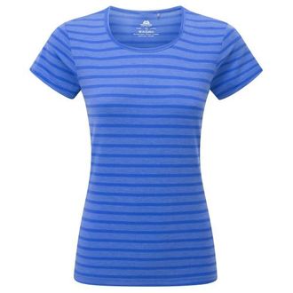 Mountain Equipment Groundup Stripe Tee Funktionsshirt f&uuml;r Damen | blau
