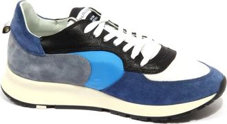 Philippe Model Blauw/Grijs Montecarlo Schoen - Heren - Sneakers - Veelkleurig - 40 EU - Schoenen