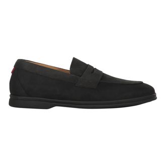 Bally Schoenen, Heren, Zwart, 44 EU, Leer, Leren Loafers