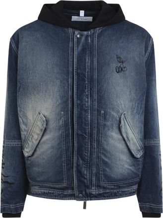 Off-white Heren Jas Kleding Blauw Ss 26 - Heren - Spijkerjassen - Blauw - M - Katoen - Jassen