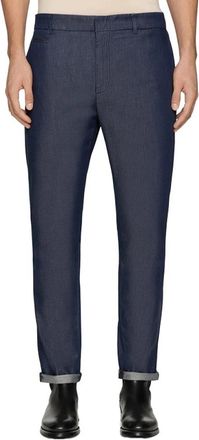 Dondup Joe Carrot Broeken - Heren - Slim Fit Broeken - Blauw - W32 - Katoen - Broeken