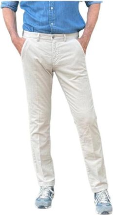 Mason's Corduroy Chino - Heren - Chinos - Wit - XL - Katoen - Broeken