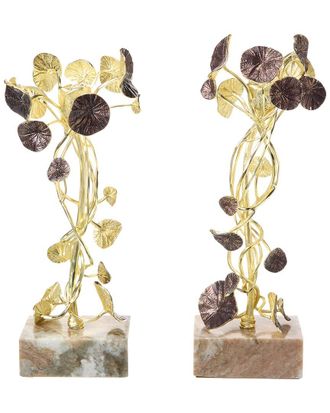 Michael Aram Monets Garden Candle Holders Set