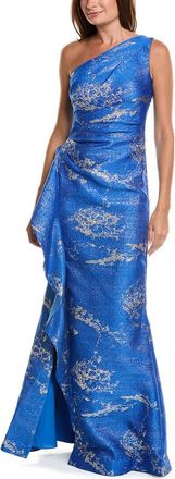 Teri Jon by Rickie Freeman Teri Jon By Rickie Freeman Printed Maxi Dress