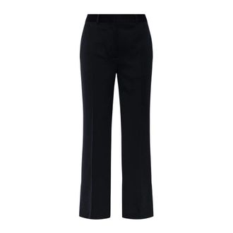 Acne Studios Tailored Wool Stripe Broeken - Dames - Straight fit broeken - Blauw - M - Wol - Broeken