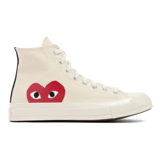 Comme Des Gar&ccedil;ons Sneakers, male, Beige, Size: 12 US Chuck Taylor Hi Sneakers