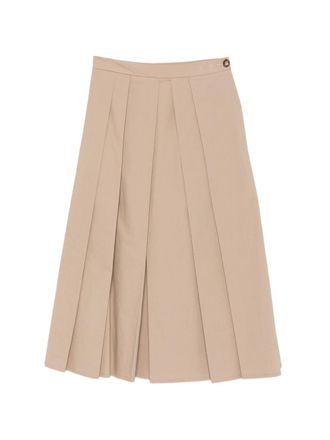 Emporio Armani Womens Cotton Long Skirt