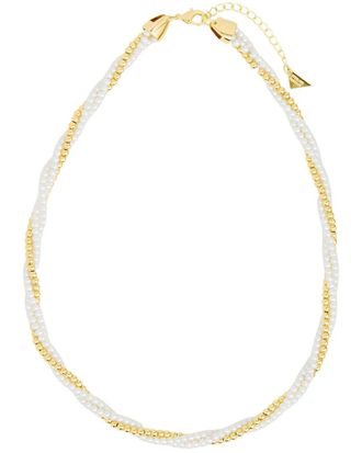 Sterling Forever 14K Gold Patti Twisted Necklace