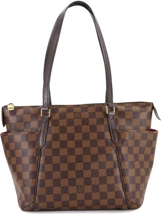 Louis Vuitton Brown Damier Canvas Ebene Damier Canvas Tote Bag (Pre-Owned)