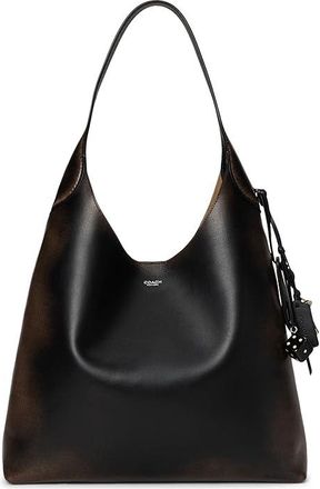 Coach Brooklyn Shoulder Bag 39 In Loved Leather Womens Handbags Black Brown