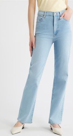 Frame Denim Le Sleek High Waist Straight Leg Jeans in Hush at Nordstrom, Size 27