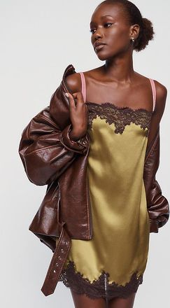 Reformation Emma-Rose 100% Silk Mini Dress