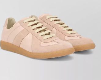 Maison Margiela replica low top calfskin leather sneakers