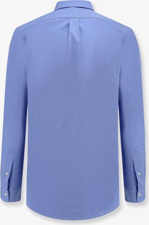 Polo Ralph Lauren Mens Shirt Stretch Cotton Blue