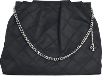 Tory Burch Gro&szlig;e schwarze Nylon-Hobo-Tasche Fleming von Tory Burch