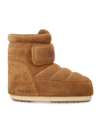 Moon Boot Brown Icon Strap Suede Boot