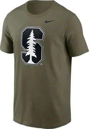 Nike Stanford Campus Primetime Nike Mens Dri-FIT College T-Shirt in Green | 04ET2DHSDN-SFE