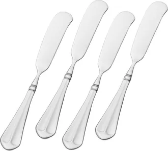 Mikasa French Countryside 18/10 Stainless Steel Butter Knives, Set Of 4