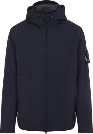 Stone Island Navy Blue Outerwear-Uomo
