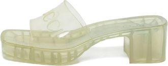 Gucci Sandali con logo goffrato - Bianco