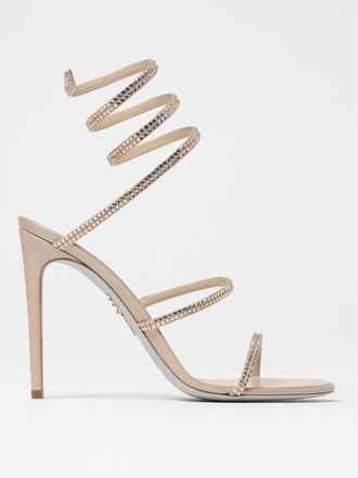 Rene Caovilla Heeled Sandal Woman color Champagne