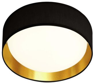 Searchlight Led Deckenleuchte Gianna &oslash; 50 cm - Schwarz/Gold