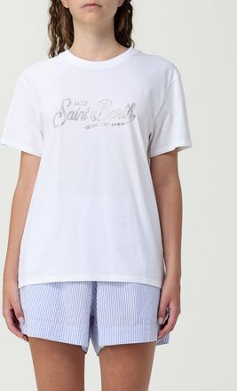 MC2 Saint Barth T-shirt basic MC2 Saint Barth in cotone con logo di strass