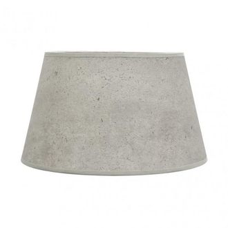 Fabrilamp Pantalla Salma E27 Cemento Gris 45dx35dx30h Conica Abierta