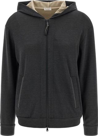 Brunello Cucinelli Mujer, Sudaderas, Gris, Talla: XL