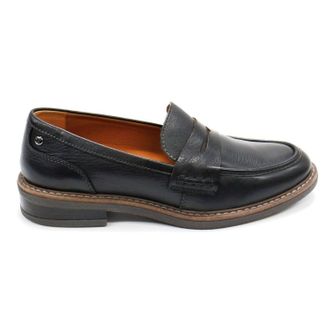 Pikolinos Womens Aldaya W8J Leather Loafers In Black