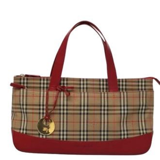 Burberry Pre-owned Nova Check Handbag - Dames - Vintage Handtas - Veelkleurig - ONE Size - Leer - Vintage