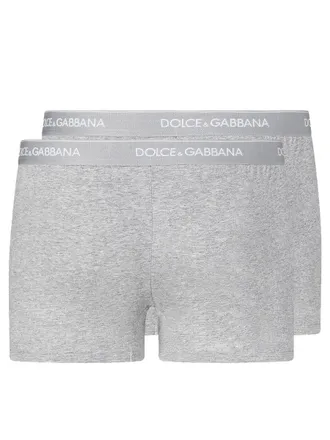 Dolce & Gabbana Cotton Boxer Briefs - Gray