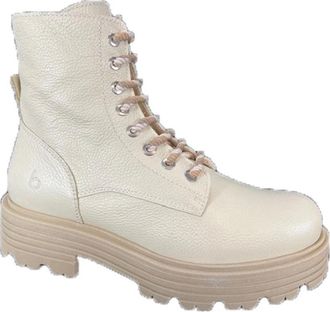 Beberlis Stijlvolle Laarzen - Dames - Veterlaarzen - Beige - 37 EU - Schoenen