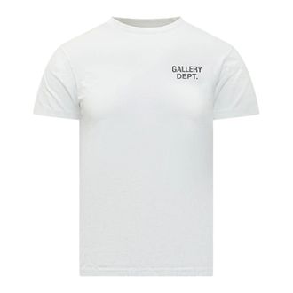 Gallery Dept. T-Shirts, male, White, Size: XS Logo Dusty T-shirt
