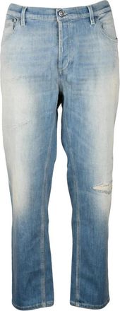 Dondup Brighton Straight Jeans - Heren - Regular Fit Jeans - Blauw - W38 - Katoen - Jeans