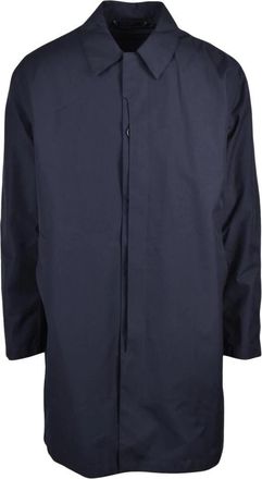 Liu Jo Trench Tecnico - Heren - Trenchcoats - Blauw - L - Polyester - Jassen