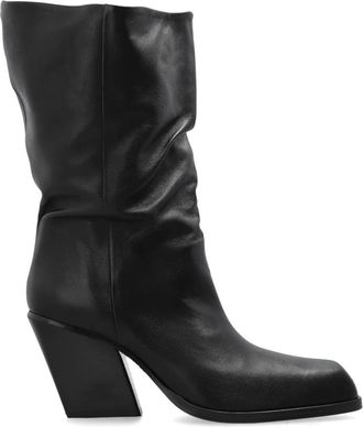 Yuzefi Stivali al ginocchio Delavar Slouch con tacco - - Shoes - Donna - Nero - 37 EU