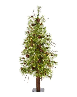 Nearly Natural 4Ft Wyoming Alpine Artificial Christmas Tree