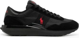 Polo Ralph Lauren Lace Sneakers Casual Style - Heren - Sneakers - Zwart - 45 EU - Leer - Schoenen