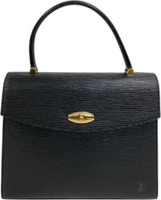 Louis Vuitton Pre-owned Handbags, female, Black, Size: ONE SIZE Pre-owned Leather Handbag