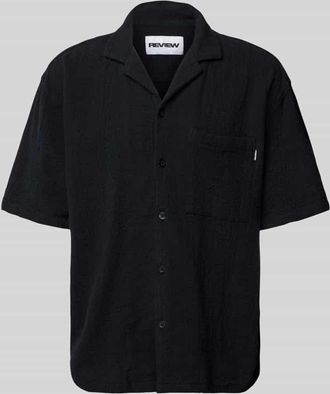 Review Relaxed Fit Freizeithemd mit 1/2-Arm in Black, Gr&ouml;&szlig;e XS