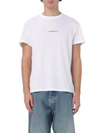 Maison Margiela Logo-Embroidered T-Shirt - White