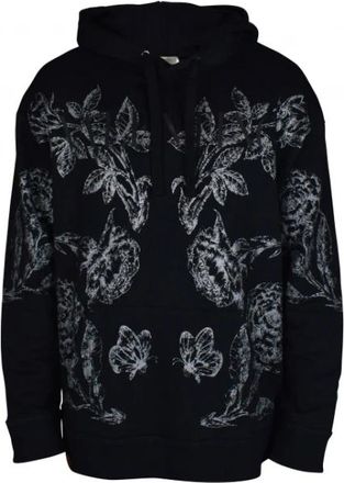 Valentino Garavani Sweatshirt - Heren - Hoodies - Zwart - S - Katoen - Hoodies & sweatvesten