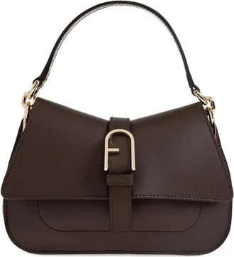 Furla Brown Flow Mini Satchel