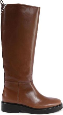 Tommy Hilfiger Fw 0Fw 07488Gtu Hoge Laarzen - Dames - Hoge Laarzen - Bruin - 39 EU - Leer - Schoenen