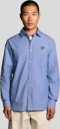 Lyle & Scott Katoenen Poplin Twin Stripe Overhemd
