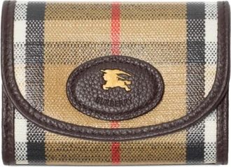 Burberry Check Highlands Coin Wallet