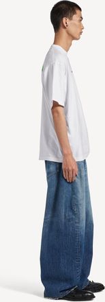 Balenciaga Logo-Embroidered T-Shirt - White
