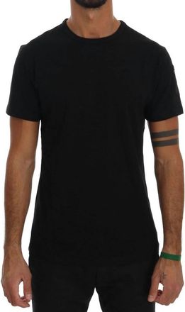 Daniele Alessandrini Short Sleeve Cotton T-Shirt In Black